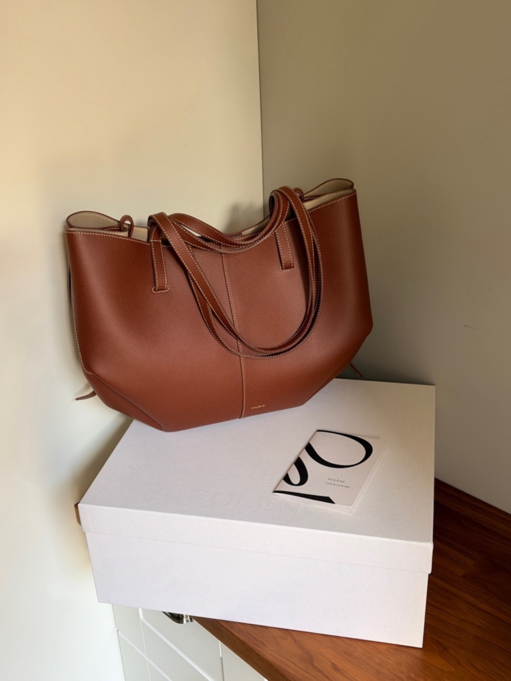 Polène | Cyme Edition Textured Cognac